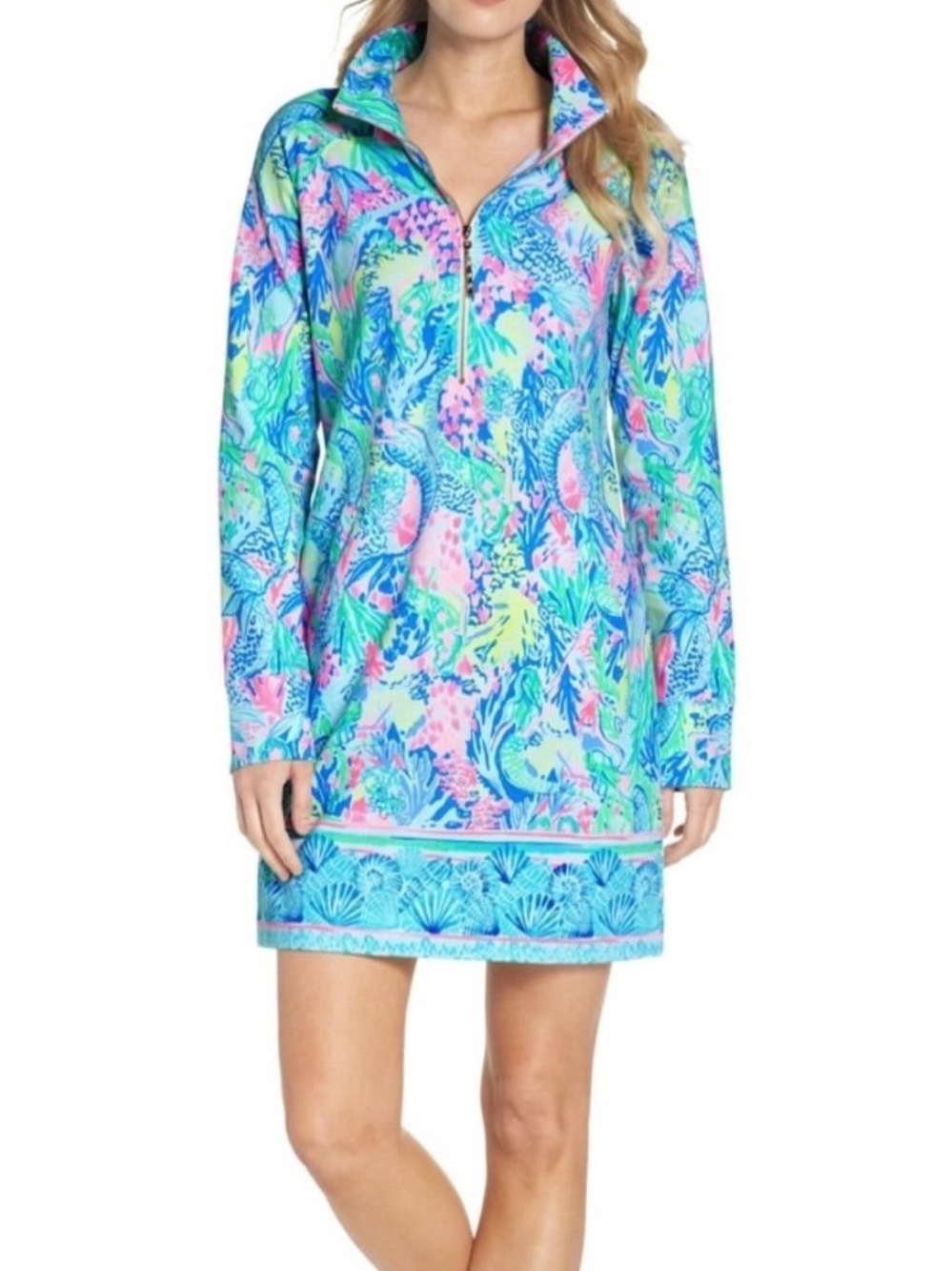 Lilly Pulitzer Skipper Dress In Mermaid's Cove